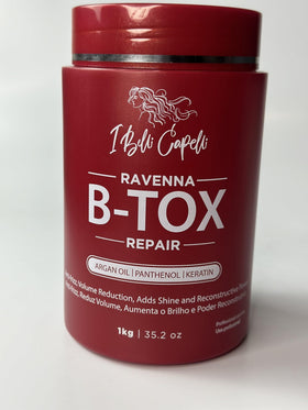 I Belli Capelli Ravenna Repair Hair B-tox used on hair