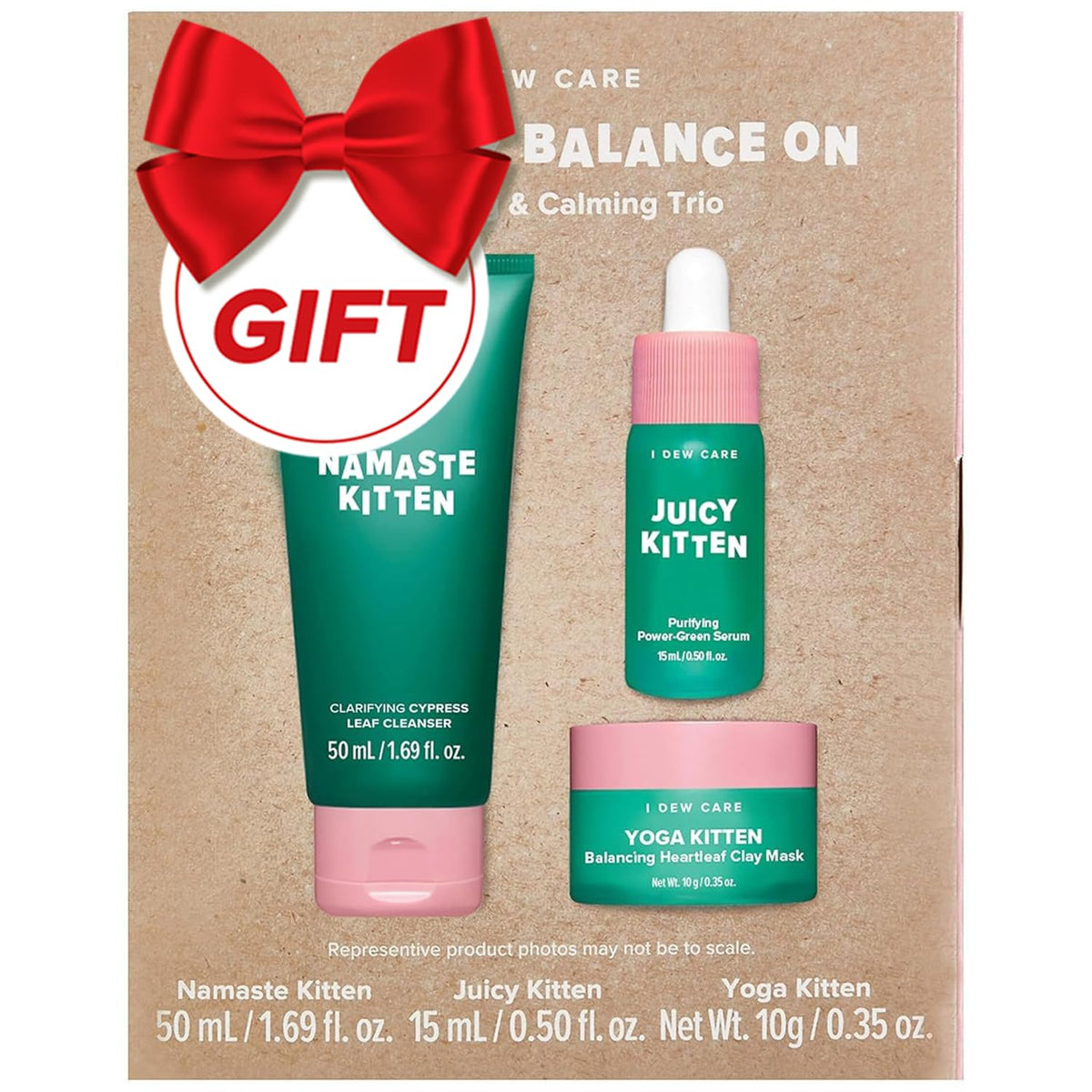 I DEW CARE Blemish Heartleaf Skincare Set front view with all products