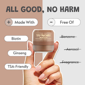 I DEW CARE Tap Secret Mattifying Dry Shampoo Powder Light Brown application
