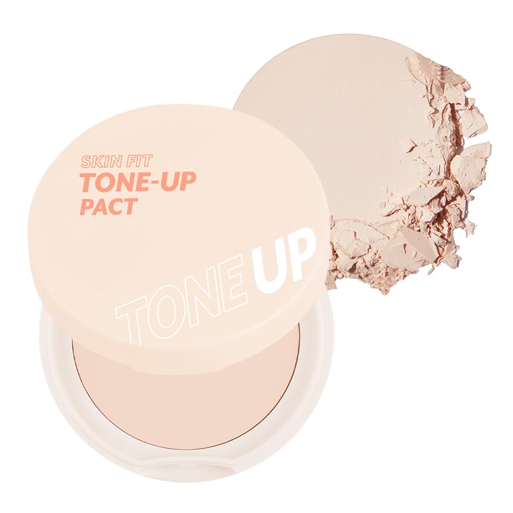 I'M MEME Compact Skin Fit Tone Up Pact front view with packaging