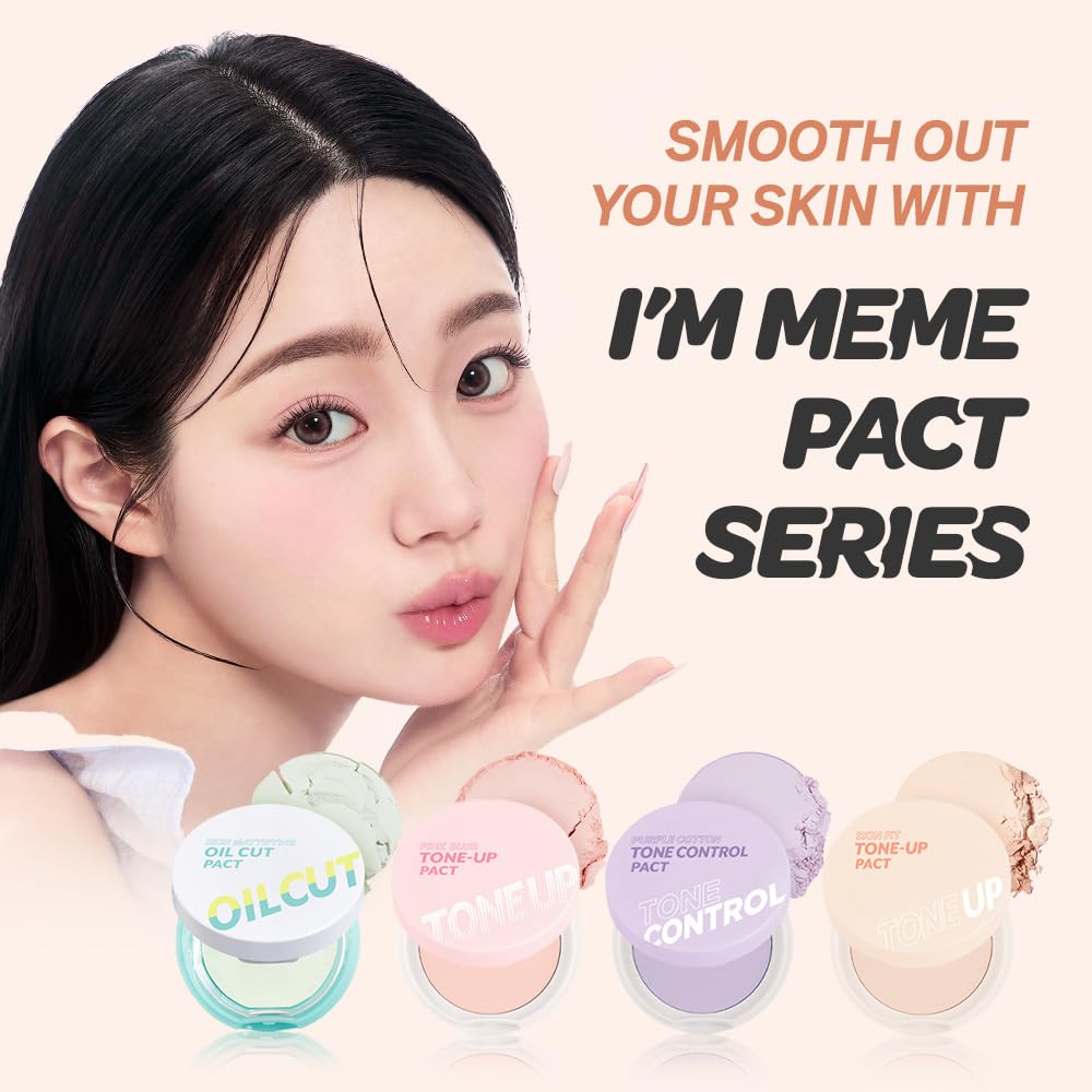 I'M MEME Compact Skin Fit Tone Up Pact packaging dimensions