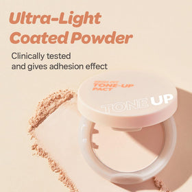 I'M MEME Compact Skin Fit Tone Up Pact with brush for application