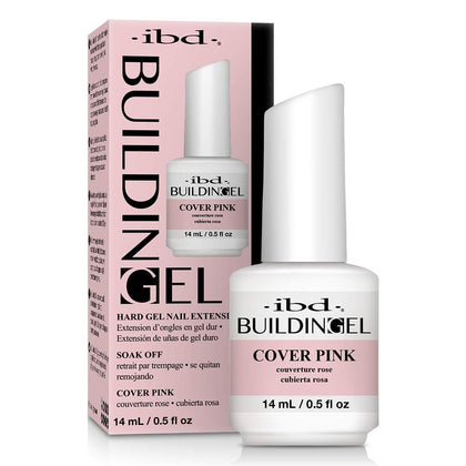 IBD Builder Gel Cover Pink front view with packaging