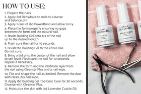 IBD Building Gel Sheer Pink bottle with brush applicator