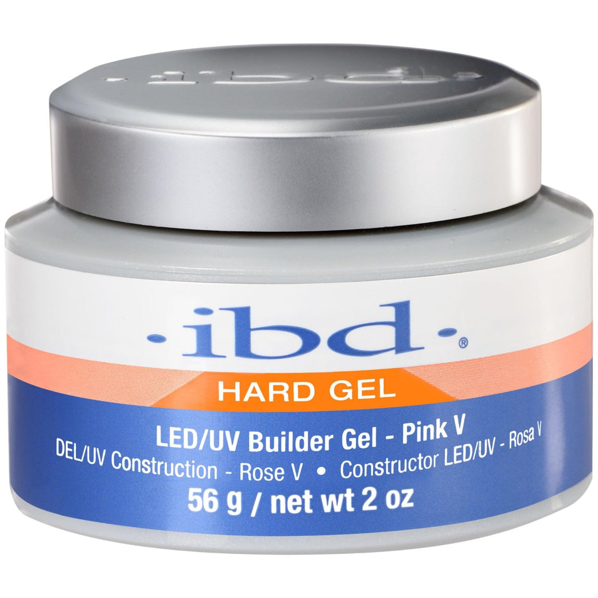 IBD Hard Gel Builder Gel Pink V 2 oz front view