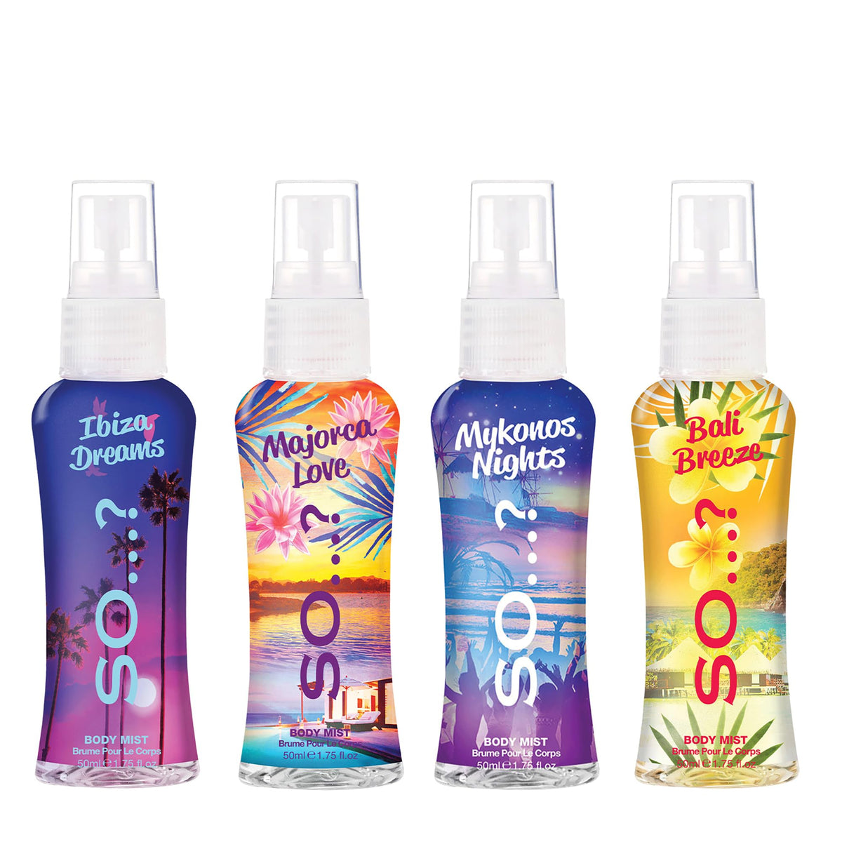 Ibiza Dreams body mist from So...? Escapes set