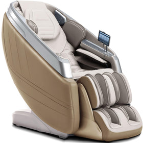 iBooMas P03 4D Massage Chair front view in beige