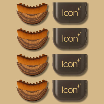Icon Patch Lymphatic Contour Brush for Face - front view
