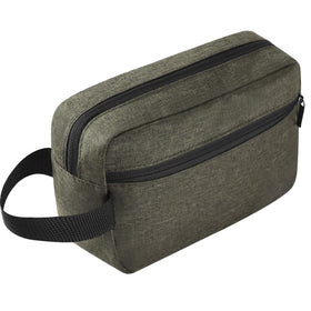 Icramsy Travel Toiletry Bag deep green front view