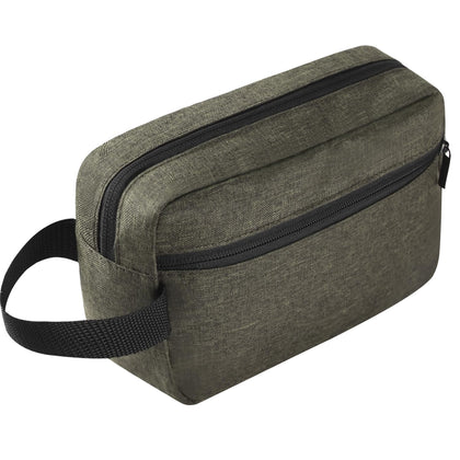 Icramsy Travel Toiletry Bag deep green front view