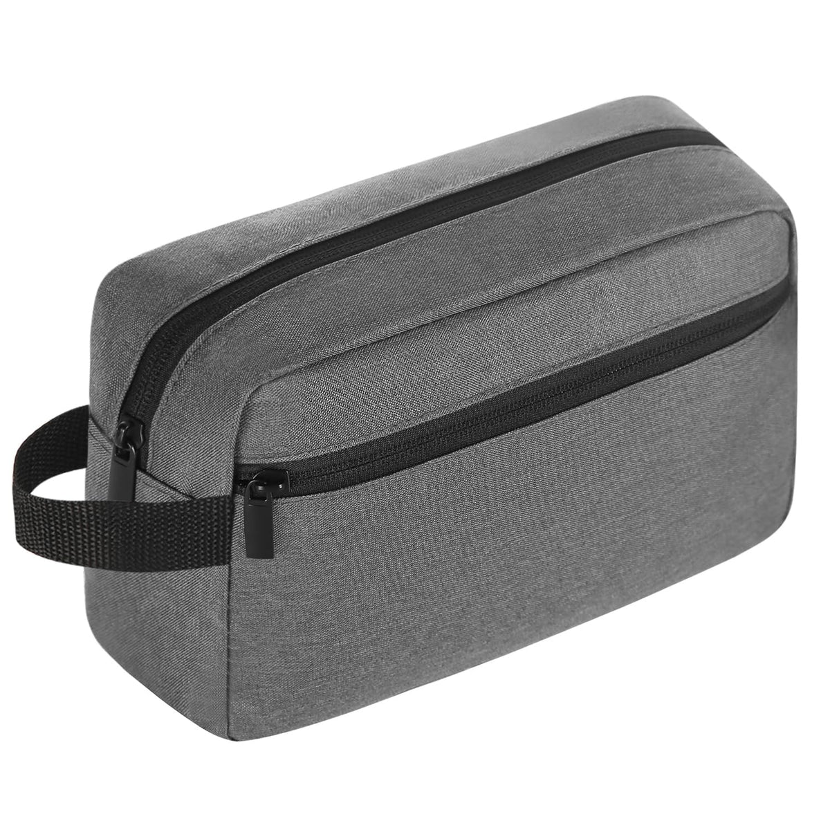 Icramsy Travel Toiletry Bag front view in grey