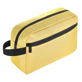 Icramsy Travel Toiletry Bag front view in yellow