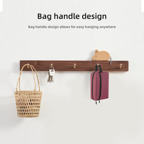 Icramsy Travel Toiletry Bag hanging in a bathroom