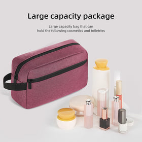 Icramsy Travel Toiletry Bag interior view with compartments