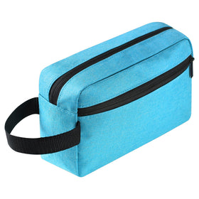 Icramsy Travel Toiletry Bag Lake Blue front view