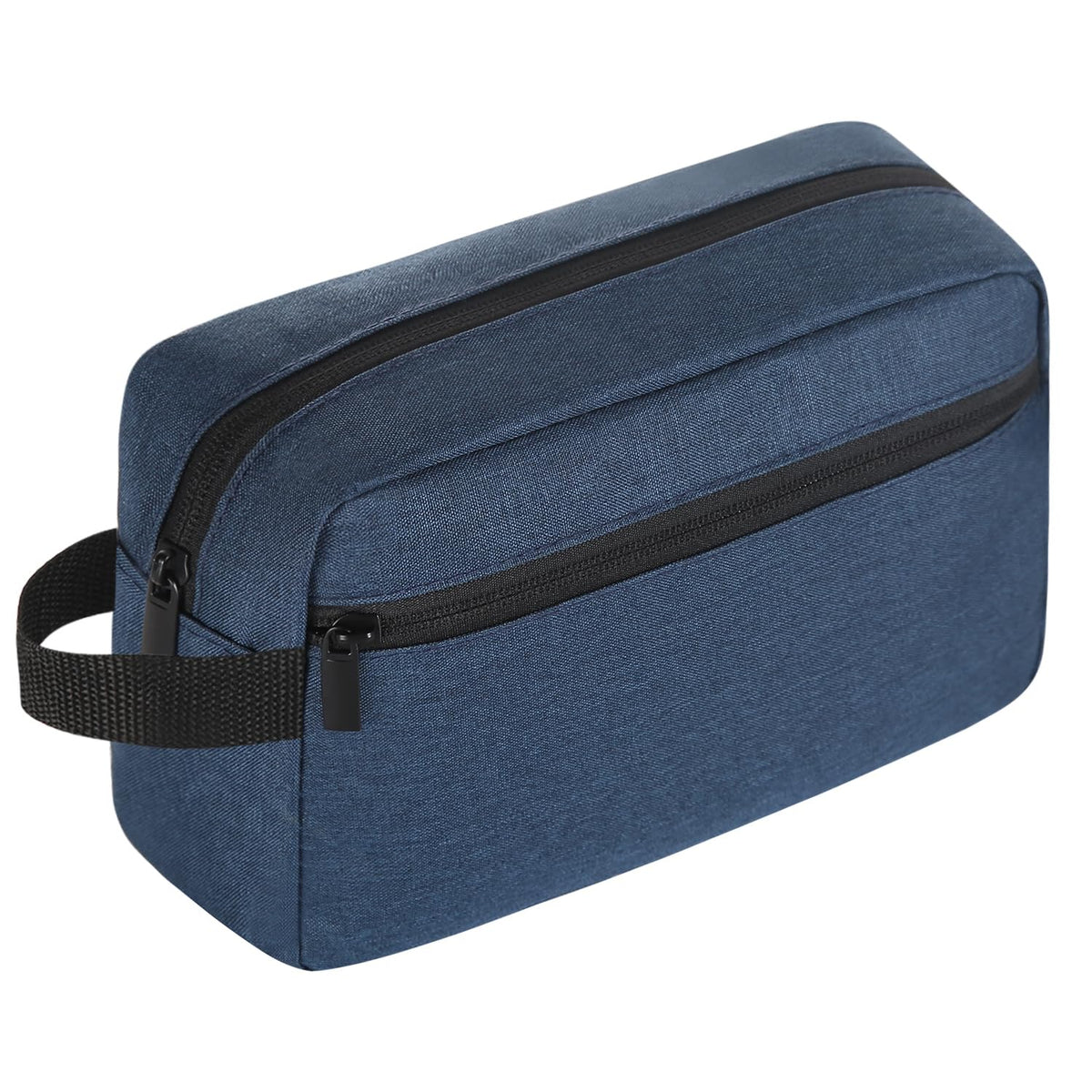 Icramsy Travel Toiletry Bag Navy Blue front view