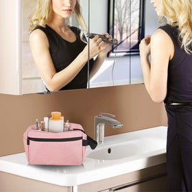 Icramsy Travel Toiletry Bag packed with toiletries