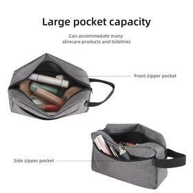 Icramsy Travel Toiletry Bag with toiletries inside