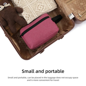Icramsy Travel Toiletry Bag with travel items