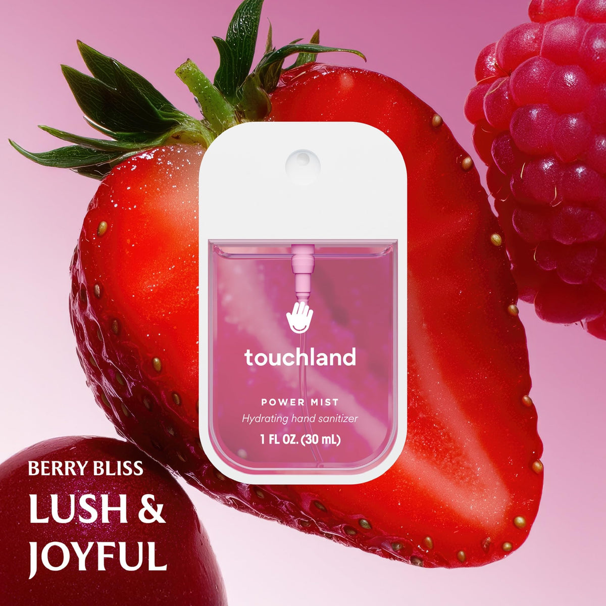 Icy White Hand Sanitizer Mist Case from Touchland Dream 5 set