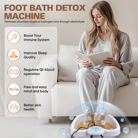 Idudbid Ionic Foot Bath Detox Machine with accessories