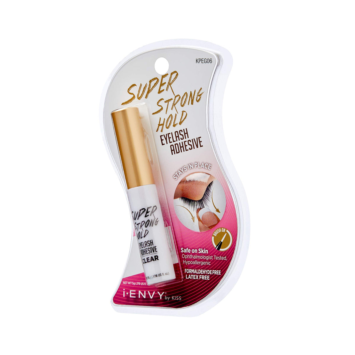 iENVY Super Strong Hold Eyelash Adhesive 2 pack display