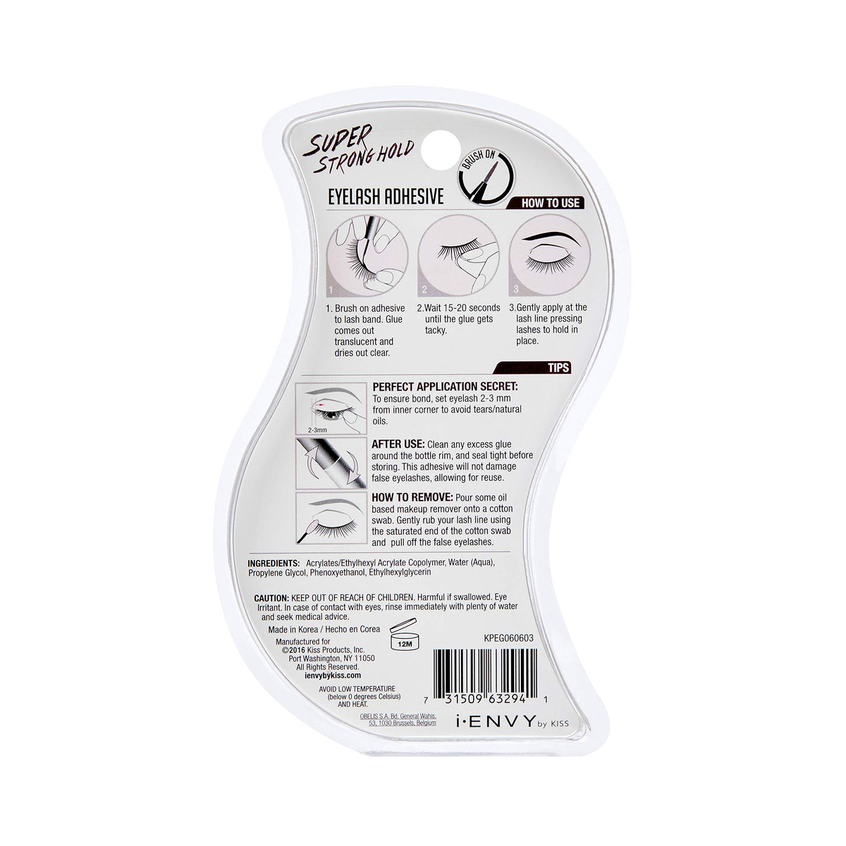 iENVY Super Strong Hold Eyelash Adhesive in a beauty setting