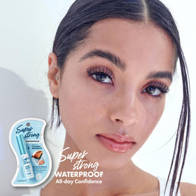 iENVY Super Strong Waterproof Clear Eyelash Adhesive in use with false lashes