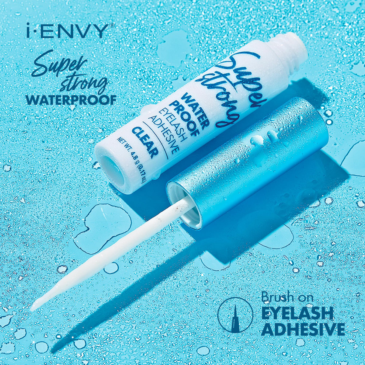 iENVY Super Strong Waterproof Clear Eyelash Adhesive packaging
