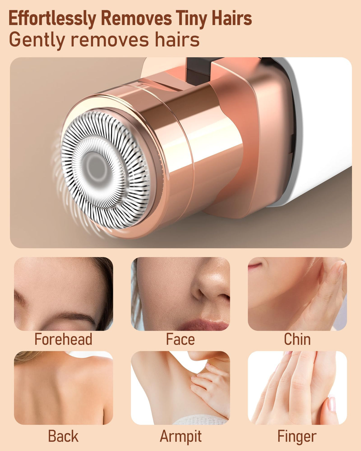 IFANZETECH Eyebrow Trimmer in use on eyebrows
