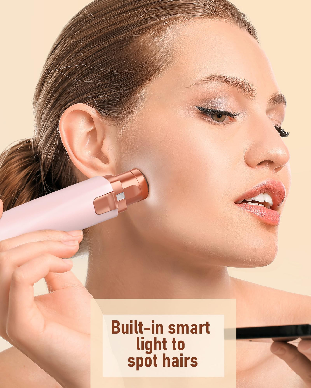 IFANZETECH Eyebrow Trimmer USB charging feature