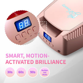 iGel Beauty Hybrid PRO 2.0 Nail Lamp in use during manicure