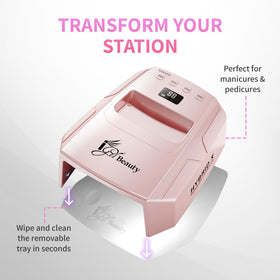iGel Beauty Hybrid - X Nail Lamp close-up of smart timer controls