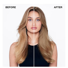 IGK A La Plage Hair Gloss application on hair