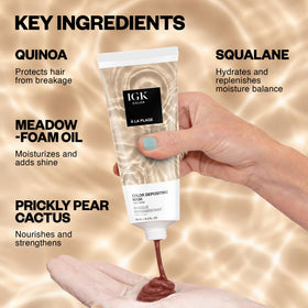 IGK A La Plage Hair Gloss open with product inside