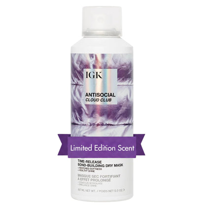 IGK Antisocial Cloud Club Dry Hair Mask front view 5 Oz