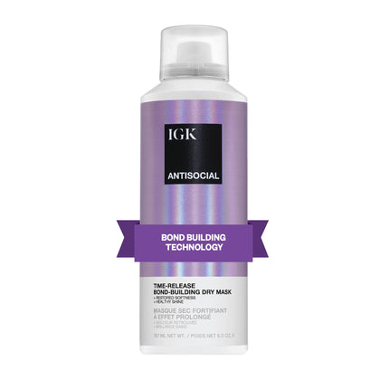 IGK Antisocial Dry Hair Mask 5 Oz front view