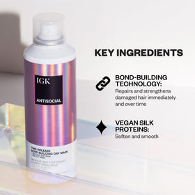 IGK Antisocial Dry Hair Mask 5 Oz side view