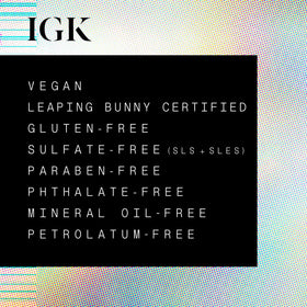 IGK Antisocial Midnight Silk Bond-Building Dry Hair Mask packaging