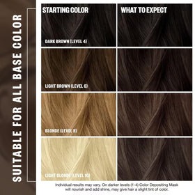 IGK Brown Bella Hair Gloss application tools included