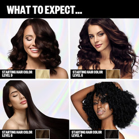 IGK Brown Bella Hair Gloss in use during application