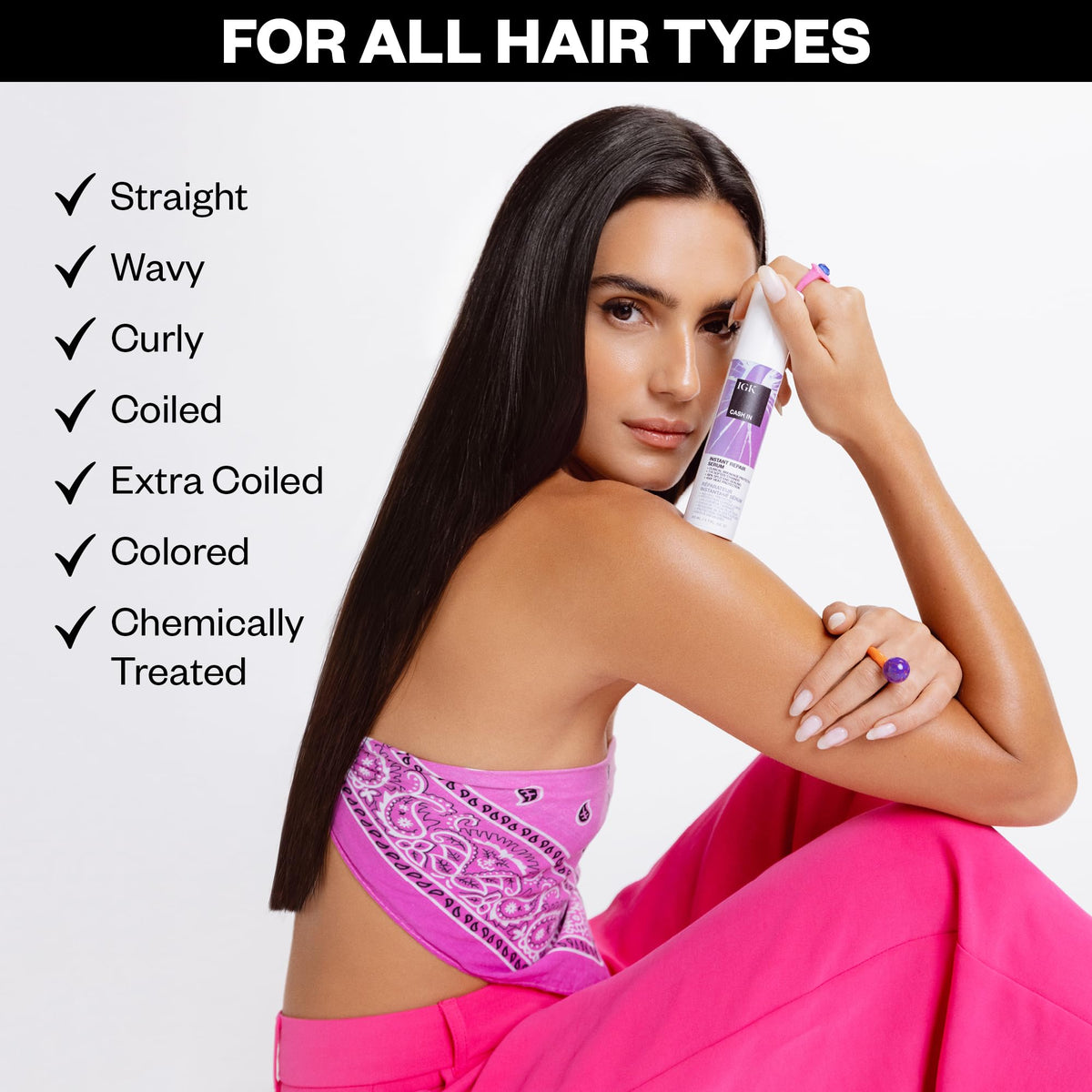 IGK Cash In Instant Repair Hair Serum ingredients list