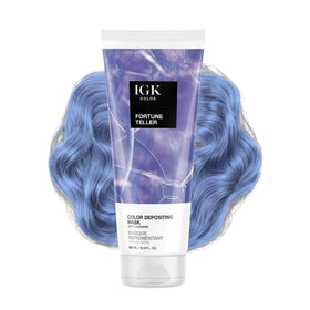 IGK Color Depositing Mask FORTUNE TELLER Soft Lavender front view