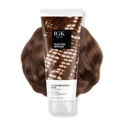 IGK Electric Bronze Hair Gloss front view 200g