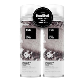 IGK First Class Charcoal Detox Dry Shampoo front view, 6.3 Oz
