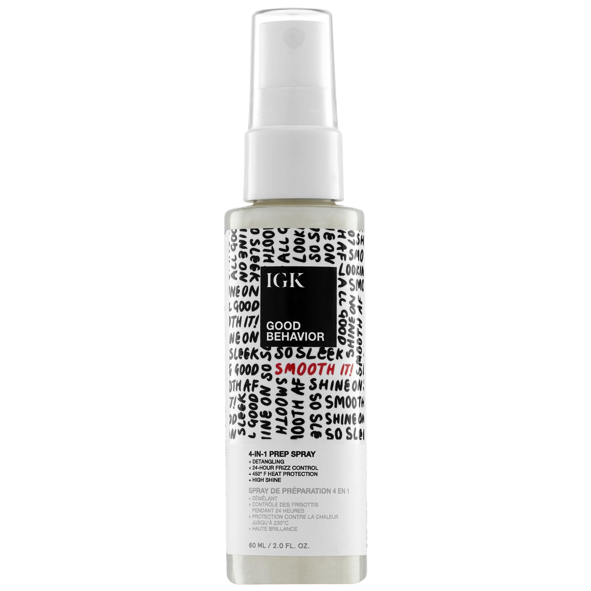 IGK Good Behavior 4-in-1 Prep Spray Travel 2 Oz front view