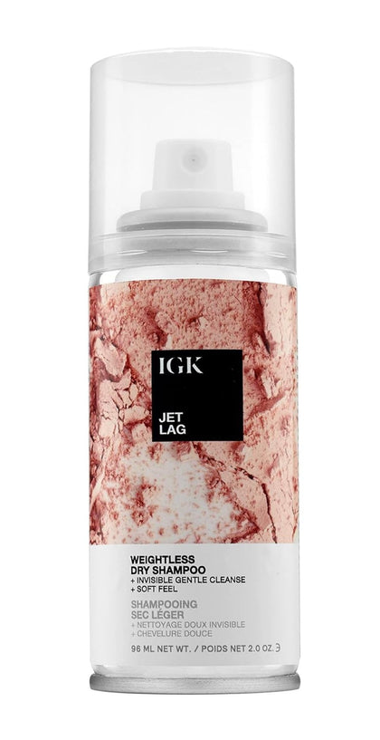 IGK Jet Lag Invisible Dry Shampoo Spray 2 Oz front view