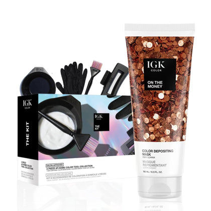 IGK On The Money Fiery Copper Hair Gloss front view