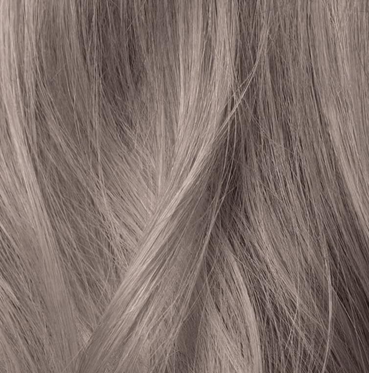 IGK Pale Violet Gray Hair Gloss product on a bathroom counter