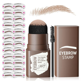 Ihrlpxkc Eyebrow Stamp Stencil Kit front view with 24 shapes